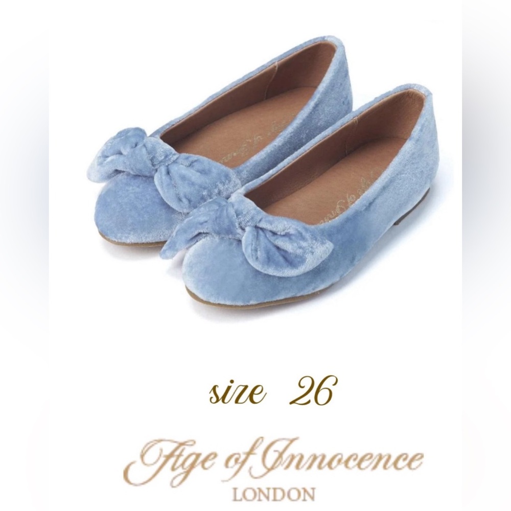 AOI Age of Innocence sz 26 POPPY BLUE velvet